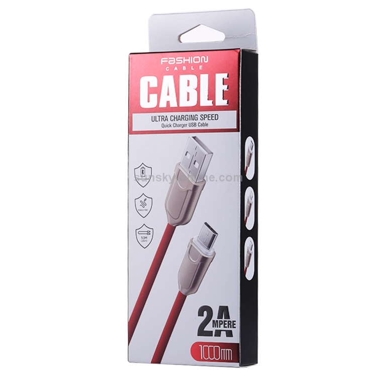 1m 2A 8 Pin to USB 2.0 Data Sync Quick Charger Cable 1m 2A 8 Pin to USB 2.0 Data Sync Quick Charger Cable