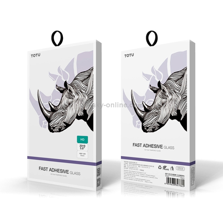 For iPhone 11 Pro Max TOTUDESIGN 3D HD Fast Adhesive Tempered Glass Film For iPhone 11 Pro Max TOTUDESIGN 3D HD Fast Adhesive Tempered Glass Film