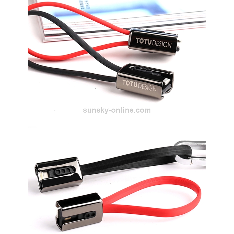 TOTUDESIGN 18cm 2.4A 2 in 1 Micro USB & 8 Pin TPE Mini Portable Data Sync Charging Cable TOTUDESIGN 18cm 2.4A 2 in 1 Micro USB & 8 Pin TPE Mini Portable Data Sync Charging Cable
