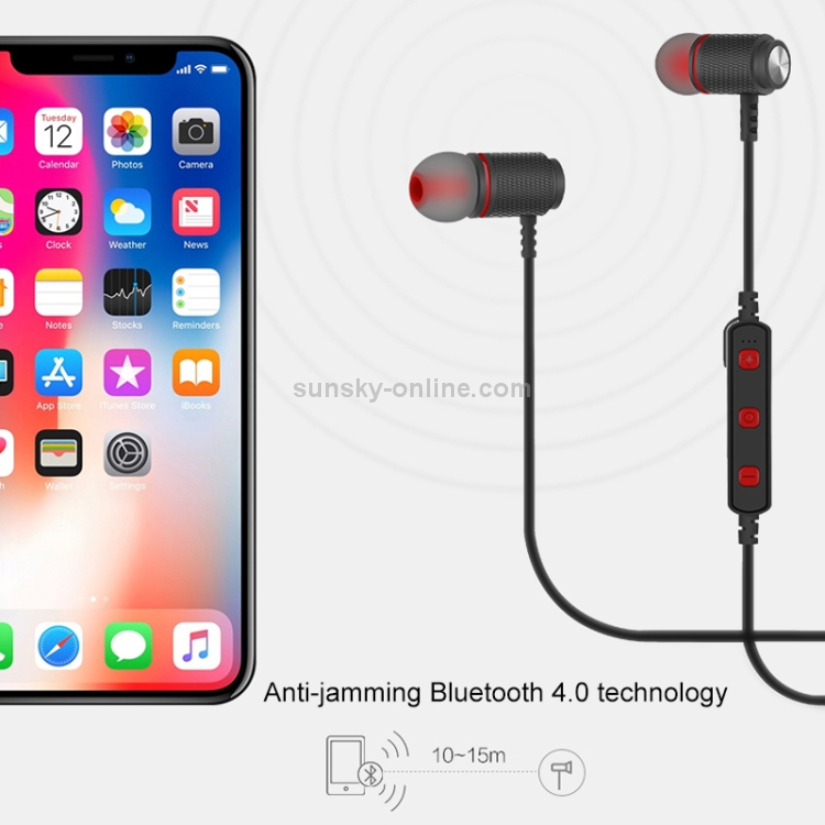 BT740 Stereo Magnetic Neck-mounted Wireless 4.0 Bluetooth Sports Earphone(Black) BT740 Stereo Magnetic Neck-mounted Wireless 4.0 Bluetooth Sports Earphone(Black)