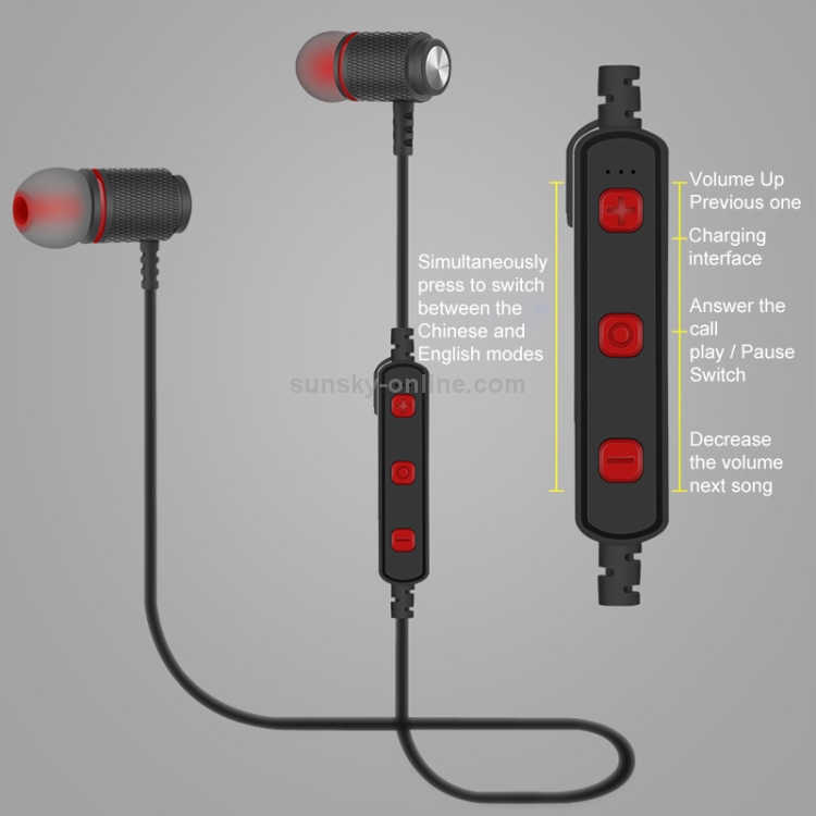 BT740 Stereo Magnetic Neck-mounted Wireless 4.0 Bluetooth Sports Earphone(Black) BT740 Stereo Magnetic Neck-mounted Wireless 4.0 Bluetooth Sports Earphone(Black)