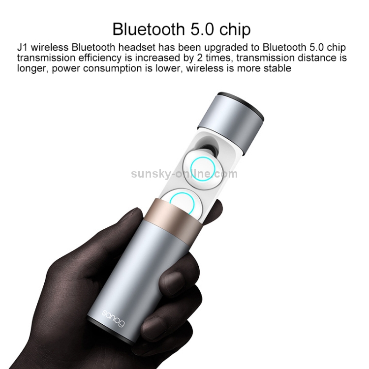 J1 Waterproof Creative Pumping 5.0 Bluetooth Mini TWS Wireless Bluetooth Earphone(Grey) J1 Waterproof Creative Pumping 5.0 Bluetooth Mini TWS Wireless Bluetooth Earphone(Grey)