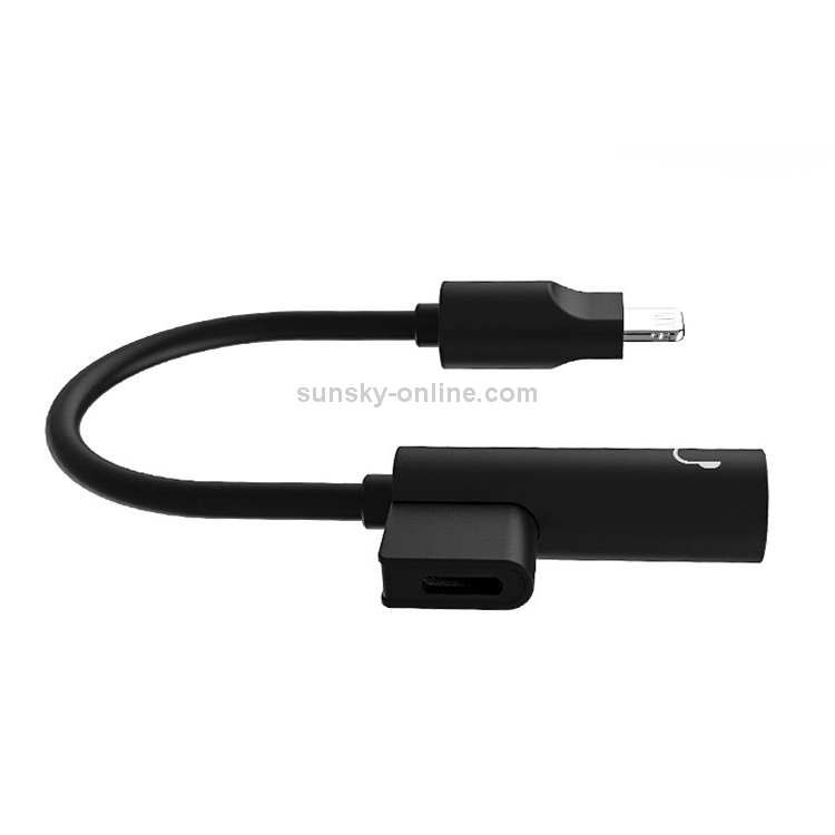 E01 2 in 1 8 Pin to 3.5mm Headphone Jack Audio Adapter Charger Cable E01 2 in 1 8 Pin to 3.5mm Headphone Jack Audio Adapter Charger Cable