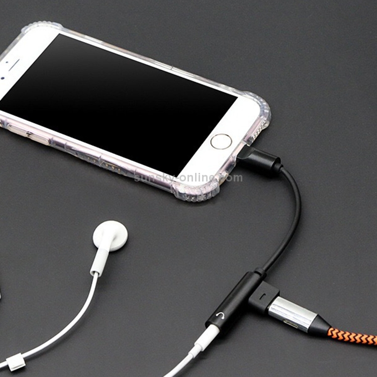 E01 2 in 1 8 Pin to 3.5mm Headphone Jack Audio Adapter Charger Cable E01 2 in 1 8 Pin to 3.5mm Headphone Jack Audio Adapter Charger Cable