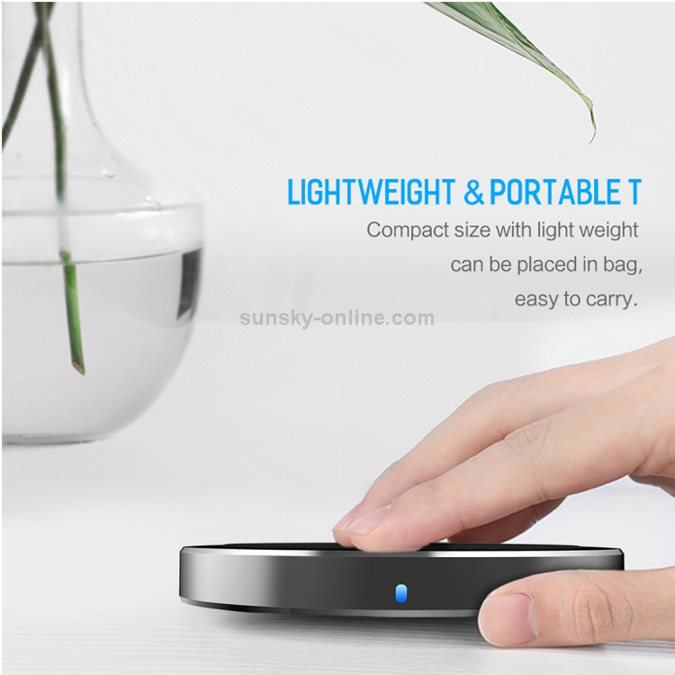 ROCK W4 DC 5V 2A / 9V 1.67A 10W Max Output Qi Standard Quick Wireless Charger