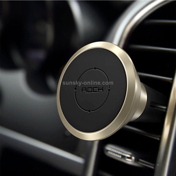 ROCK 360 Degree Rotation Universal Car Air Vent Mount Magnetic Phone Holder Stand ROCK 360 Degree Rotation Universal Car Air Vent Mount Magnetic Phone Holder Stand
