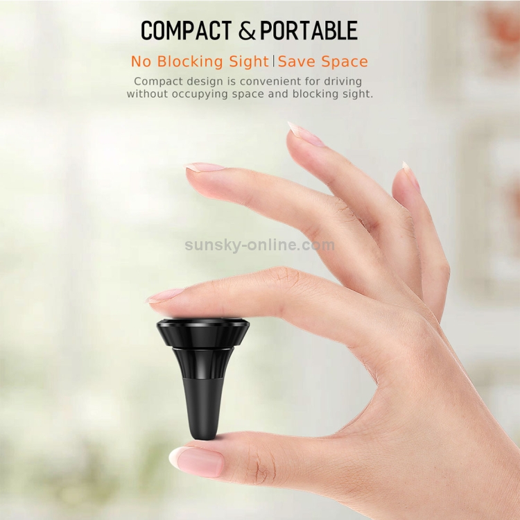 ROCK 360 Degree Rotation Universal Car Air Vent Mount Magnetic Phone Holder Stand ROCK 360 Degree Rotation Universal Car Air Vent Mount Magnetic Phone Holder Stand