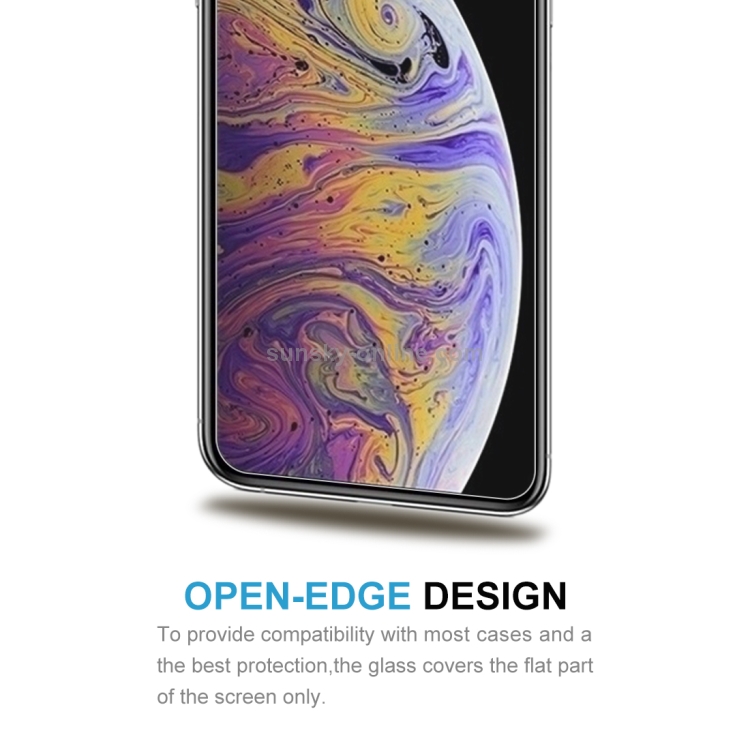 For iPhone XS Max 2pcs 9H 2.5D Tempered Glass Film For iPhone XS Max 2pcs 9H 2.5D Tempered Glass Film