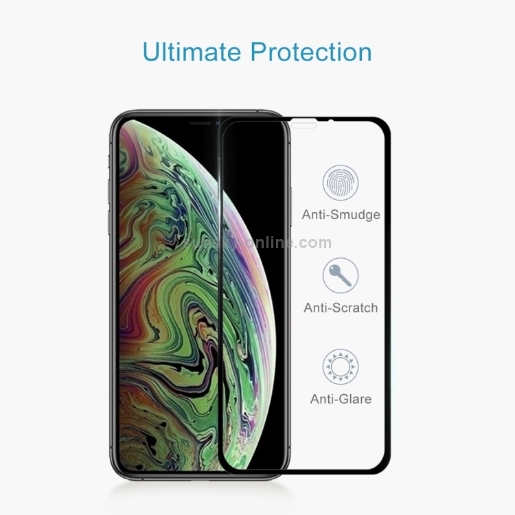 For iPhone 11 Pro Max / XS Max 2pcs 9H 10D Full Screen Tempered Glass Screen Protector (Black) For iPhone 11 Pro Max / XS Max 2pcs 9H 10D Full Screen Tempered Glass Screen Protector (Black)