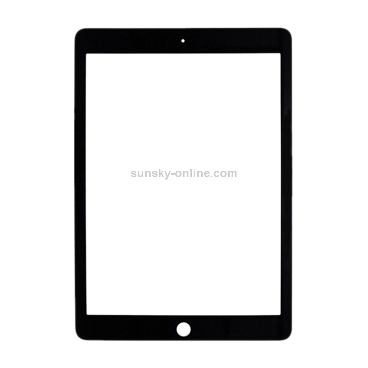 Lente de vidrio exterior de pantalla frontal para iPad Air 2 / A1567 / A1566 (blanco) - 2