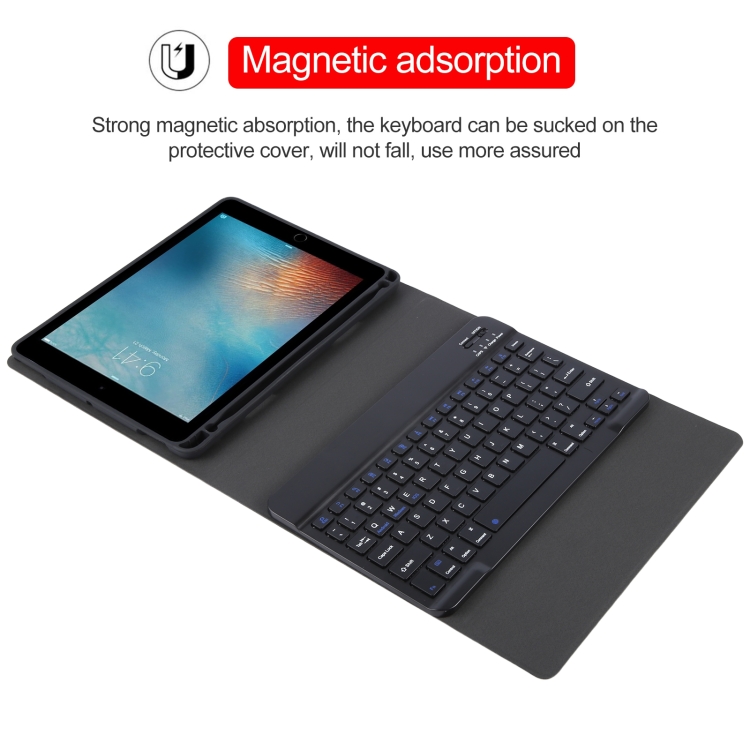 For iPad Pro 9.7 / 9.7 inch 2017 / 9.7 2018 / Air / Air 2 IP071 Separable ABS Smart Bluetooth Keyboard + Litchi Texture Horizontal Flip Leather Tablet Case (Black) For iPad Pro 9.7 / 9.7 inch 2017 / 9.7 2018 / Air / Air 2 IP071 Separable ABS Smart Bluetooth Keyboard + Litchi Texture Horizontal Flip Leather Tablet Case (Black)