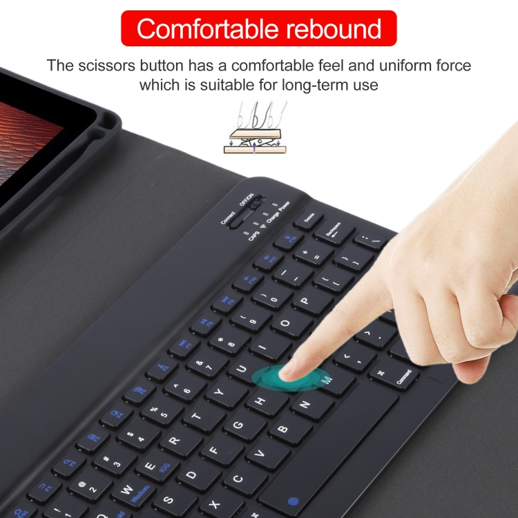 For iPad Pro 9.7 / 9.7 inch 2017 / 9.7 2018 / Air / Air 2 IP071 Separable ABS Smart Bluetooth Keyboard + Litchi Texture Horizontal Flip Leather Tablet Case (Black) For iPad Pro 9.7 / 9.7 inch 2017 / 9.7 2018 / Air / Air 2 IP071 Separable ABS Smart Bluetooth Keyboard + Litchi Texture Horizontal Flip Leather Tablet Case (Black)