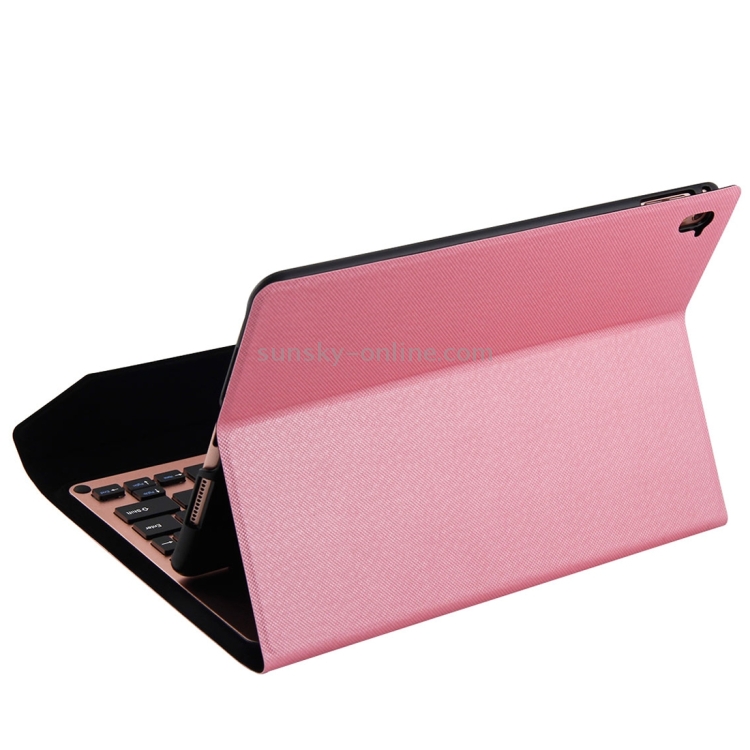 For iPad 5 / iPad 6 / Pro 9.7 inch / iPad 9.7 (2018) & iPad 9.7 (2017) Horizontal Flip Leather Tablet Case + Bluetooth Keyboard with Holder(Pink) For iPad 5 / iPad 6 / Pro 9.7 inch / iPad 9.7 (2018) & iPad 9.7 (2017) Horizontal Flip Leather Tablet Case + Bluetooth Keyboard with Holder(Pink)