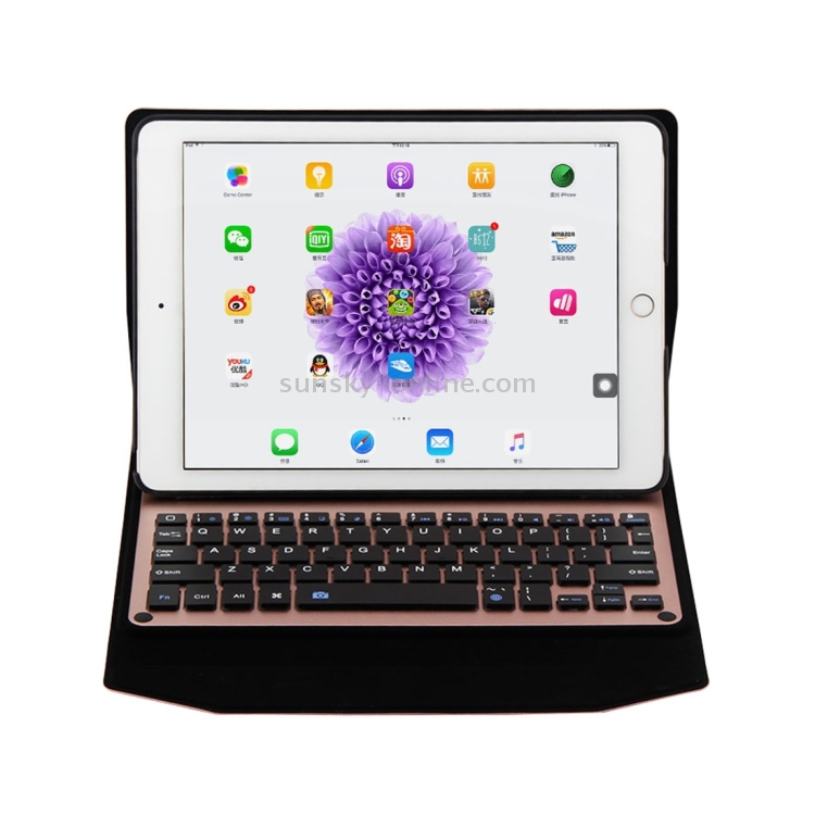 For iPad 5 / iPad 6 / Pro 9.7 inch / iPad 9.7 (2018) & iPad 9.7 (2017) Horizontal Flip Leather Tablet Case + Bluetooth Keyboard with Holder(Pink) For iPad 5 / iPad 6 / Pro 9.7 inch / iPad 9.7 (2018) & iPad 9.7 (2017) Horizontal Flip Leather Tablet Case + Bluetooth Keyboard with Holder(Pink)