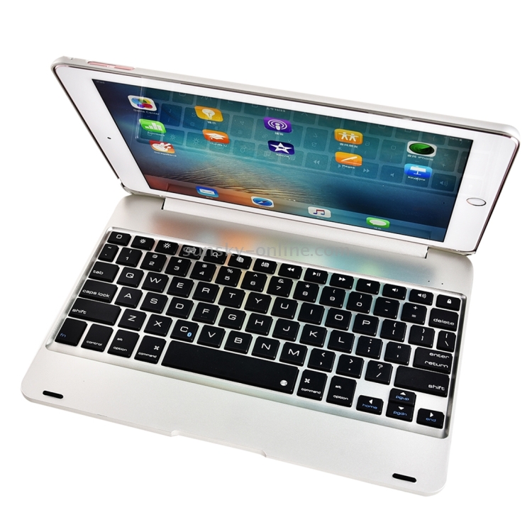 For iPad Pro 9.7 inch / iPAD Air 2 Horizontal Flip Tablet Case + Bluetooth Keyboard(Silver) For iPad Pro 9.7 inch / iPAD Air 2 Horizontal Flip Tablet Case + Bluetooth Keyboard(Silver)