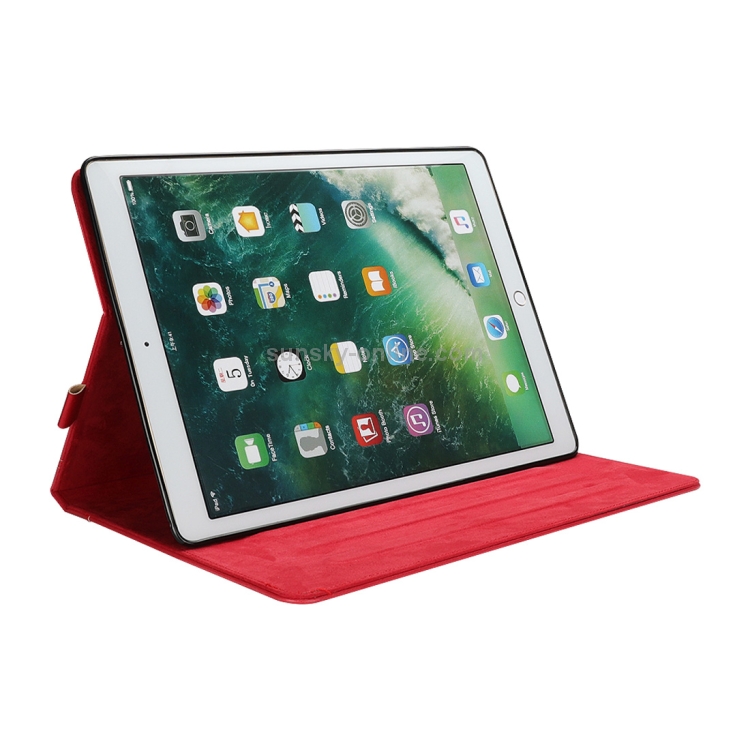 Bible Style Business Horizontal Flip Leather Case for iPad Pro 12.9 (2017) & Pro 12.9 (2015), with Card Slots & Pen Slots & Photo Frame & Holder (Red) Bible Style Business Horizontal Flip Leather Case for iPad Pro 12.9 (2017) & Pro 12.9 (2015), with Card Slots & Pen Slots & Photo Frame & Holder (Red)