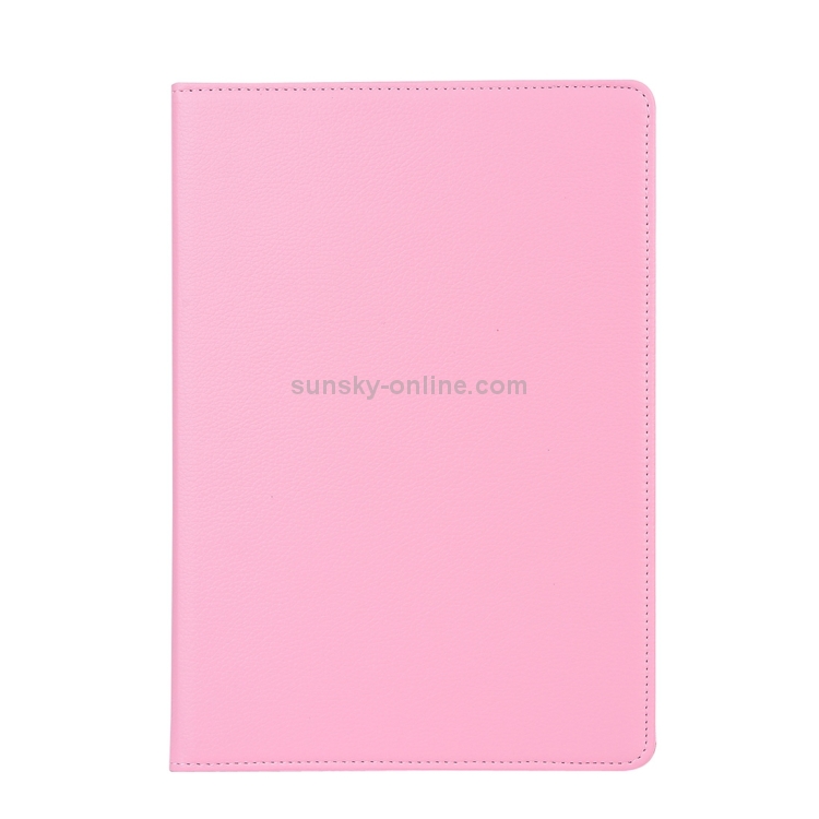 Litchi Texture Horizontal Flip 360 Degrees Rotation Leather Case for iPad Pro 12.9 inch(2018) ,with Holder(Pink) Litchi Texture Horizontal Flip 360 Degrees Rotation Leather Case for iPad Pro 12.9 inch(2018) ,with Holder(Pink)