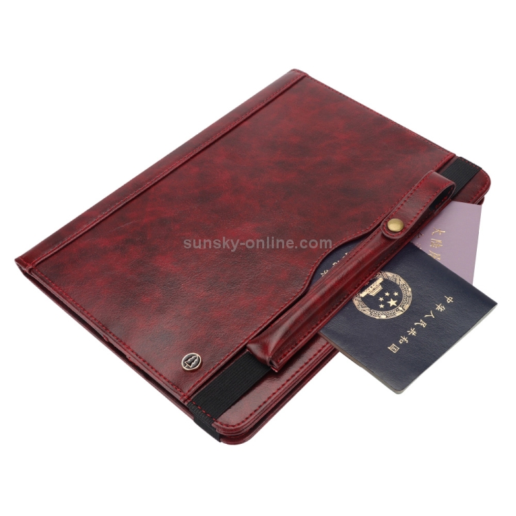 Crazy Horse Texture Horizontal Flip Leather Case for iPad Pro 12.9 (2018), with Card Slots & Pen Slot & Holder & Wallet(Wine Red) Crazy Horse Texture Horizontal Flip Leather Case for iPad Pro 12.9 (2018), with Card Slots & Pen Slot & Holder & Wallet(Wine Red)