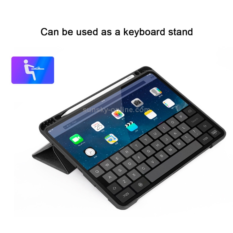 Horizontal Flip Leather Case with Pen Slot Three-folding Holder & Wake-up / Sleep Function for iPad Air 13 2024 / Pro 12.9 (2018)(Blue) Horizontal Flip Leather Case with Pen Slot Three-folding Holder & Wake-up / Sleep Function for iPad Air 13 2024 / Pro 12.9 (2018)(Blue)