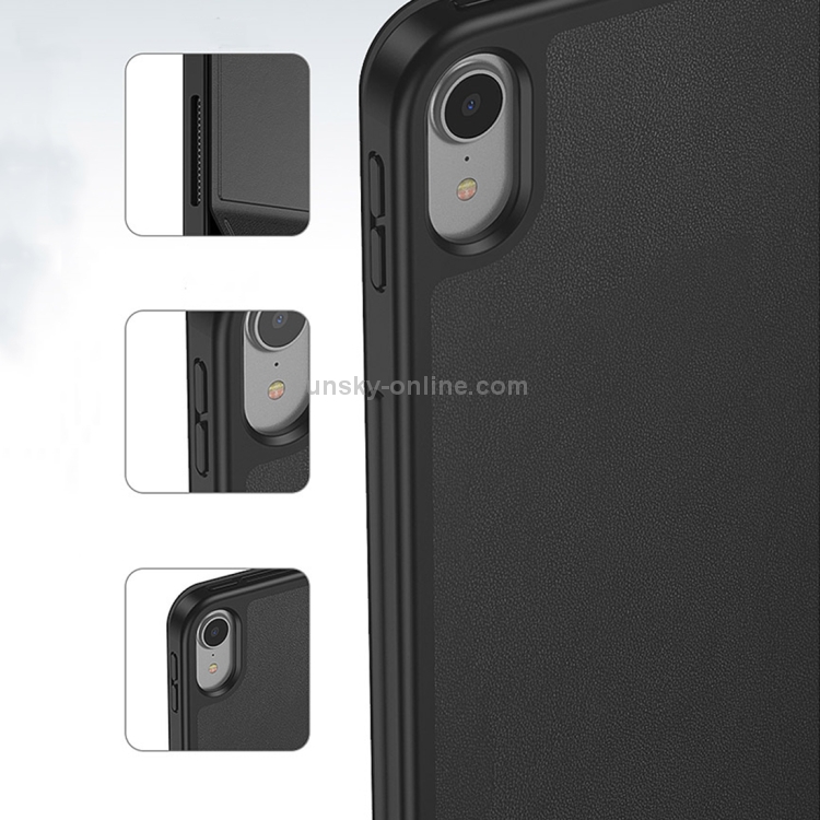 TOTUDESIGN Horizontal Flip TPU Leather Case for iPad Pro 12.9 inch (2018), with Holder & Sleep / Wake-up Function (Black) TOTUDESIGN Horizontal Flip TPU Leather Case for iPad Pro 12.9 inch (2018), with Holder & Sleep / Wake-up Function (Black)