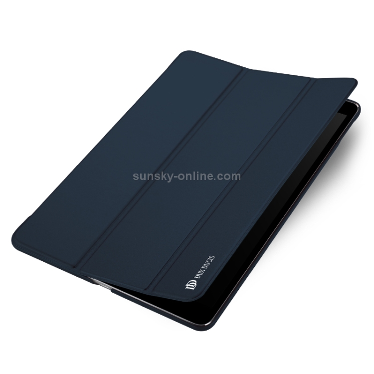 DUX DUCIS Skin Pro Series Horizontal Flip PU + PC Leather Case for iPad Air 2019 & iPad Pro 10.5, with Three-folding Holder(Blue) DUX DUCIS Skin Pro Series Horizontal Flip PU + PC Leather Case for iPad Air 2019 & iPad Pro 10.5, with Three-folding Holder(Blue)