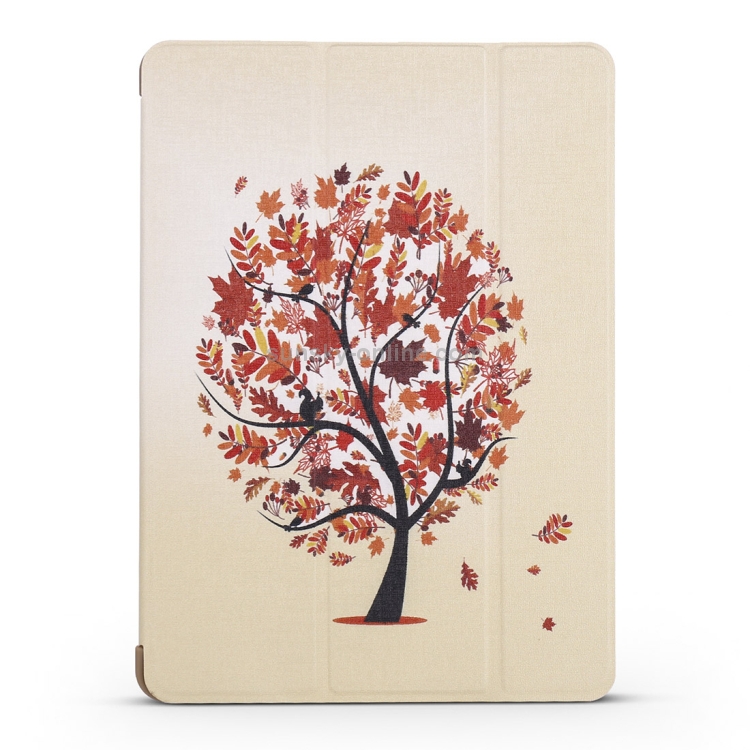 Maple Pattern Horizontal Flip PU Leather Case for iPad Mini 2019, with Three-folding Holder & Honeycomb TPU Cover Maple Pattern Horizontal Flip PU Leather Case for iPad Mini 2019, with Three-folding Holder & Honeycomb TPU Cover
