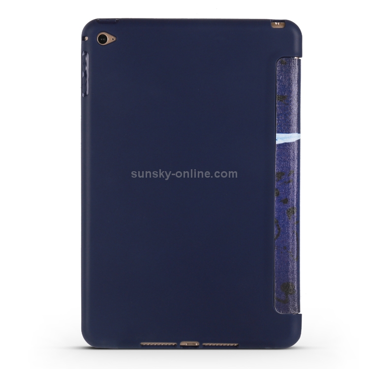Butterflies Pattern Horizontal Flip PU Leather Case for iPad Mini 2019, with Three-folding Holder & Honeycomb TPU Cover Butterflies Pattern Horizontal Flip PU Leather Case for iPad Mini 2019, with Three-folding Holder & Honeycomb TPU Cover