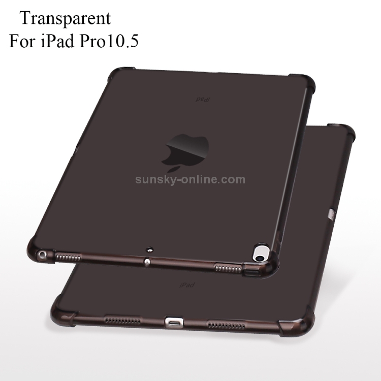 Highly Transparent TPU Full Thicken Corners Shockproof Protective Case for iPad Air 2019 / Pro 10.5 (2017) (Black) Highly Transparent TPU Full Thicken Corners Shockproof Protective Case for iPad Air 2019 / Pro 10.5 (2017) (Black)