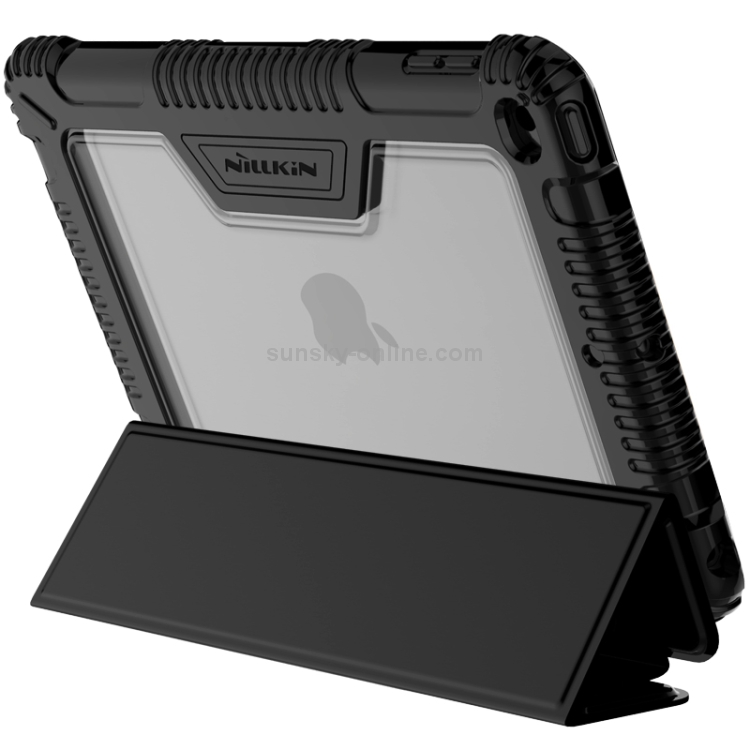NILLKIN Bumper Horizontal Flip Leather Case for iPad Mini 2019 / iPad Mini 4 ,with Pen Slot (Black) NILLKIN Bumper Horizontal Flip Leather Case for iPad Mini 2019 / iPad Mini 4 ,with Pen Slot (Black)