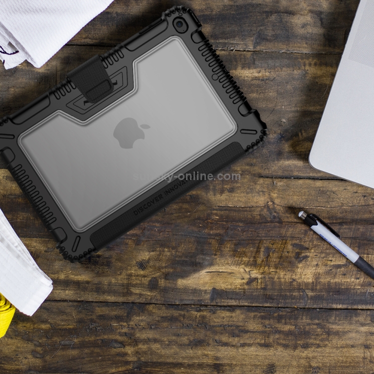 NILLKIN Bumper Horizontal Flip Leather Case for iPad Mini 2019 / iPad Mini 4 ,with Pen Slot (Black) NILLKIN Bumper Horizontal Flip Leather Case for iPad Mini 2019 / iPad Mini 4 ,with Pen Slot (Black)