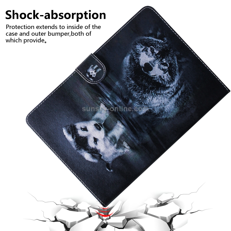 Wolf and Dog Pattern Horizontal Flip Leather Case for iPad Mini (2019) / 4 / 3 / 2 / 1, with Holder & Card Slot & Wallet Wolf and Dog Pattern Horizontal Flip Leather Case for iPad Mini (2019) / 4 / 3 / 2 / 1, with Holder & Card Slot & Wallet