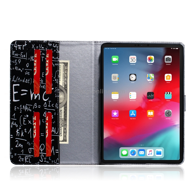 Formula Pattern Horizontal Flip Leather Case for iPad Pro 11 inch (2018), with Holder & Card Slot & Wallet Formula Pattern Horizontal Flip Leather Case for iPad Pro 11 inch (2018), with Holder & Card Slot & Wallet