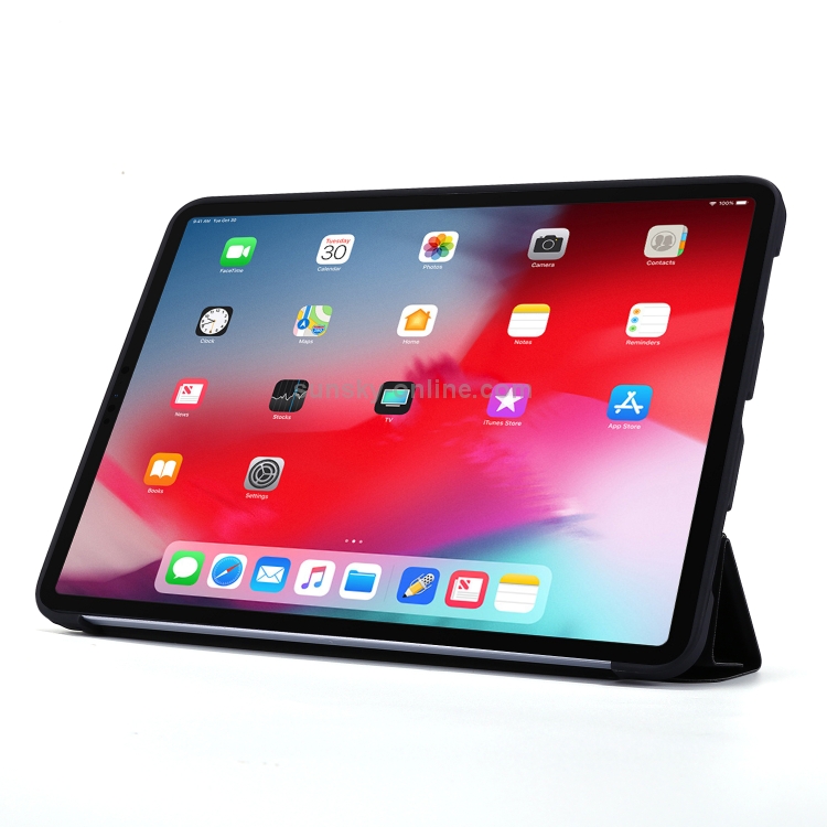 For iPad Pro 11 (2020) TPU Horizontal Deformation Flip Leather Tablet Case with Holder (Black) For iPad Pro 11 (2020) TPU Horizontal Deformation Flip Leather Tablet Case with Holder (Black)