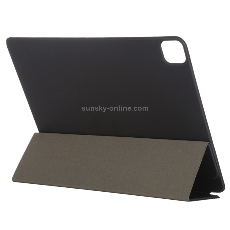 For iPad Pro 11 (2020) PC + PU Magnetic Leather Tablet Case with Three-folding Holder (Black) For iPad Pro 11 (2020) PC + PU Magnetic Leather Tablet Case with Three-folding Holder (Black)