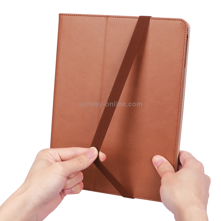 For iPad Pro 11 (2020) Retro Texture PU + TPU Horizontal Flip Leather Tablet Case with Holder & Card Slots & Hand Strap (Brown)