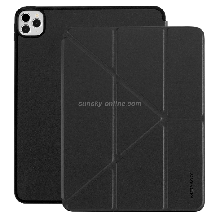 For iPad Pro 12.9 (2020) MOMAX PU+TPU Horizontal Deformation Flip Leather Tablet Case with Holder & Pen Slot (Black) For iPad Pro 12.9 (2020) MOMAX PU+TPU Horizontal Deformation Flip Leather Tablet Case with Holder & Pen Slot (Black)
