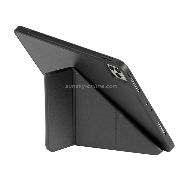 For iPad Pro 12.9 (2020) MOMAX PU+TPU Horizontal Deformation Flip Leather Tablet Case with Holder & Pen Slot (Black) For iPad Pro 12.9 (2020) MOMAX PU+TPU Horizontal Deformation Flip Leather Tablet Case with Holder & Pen Slot (Black)