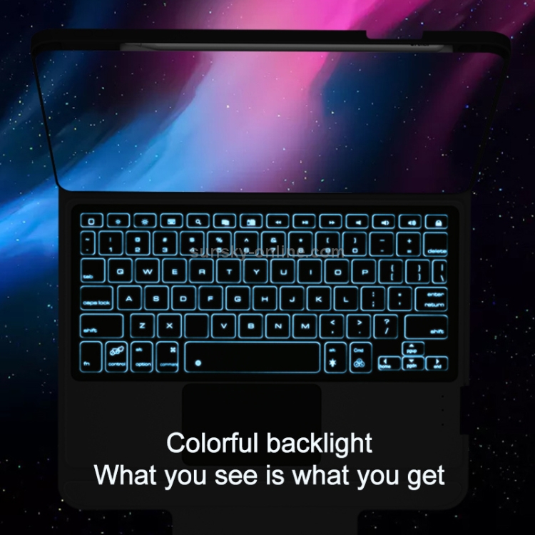 CM-11D Fabric TPU Ultra-thin Integrated Bluetooth Keyboard Leather Tablet Case with Pen Slot & Touchpad & 7-color Backlight for iPad Pro 11 inch 2020 / 2018(Rose Gold) CM-11D Fabric TPU Ultra-thin Integrated Bluetooth Keyboard Leather Tablet Case with Pen Slot & Touchpad & 7-color Backlight for iPad Pro 11 inch 2020 / 2018(Rose Gold)