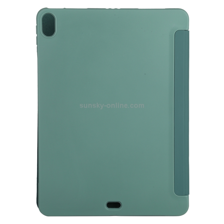 Millet Texture PU+ Silicone Full Coverage Leather Case with Multi-folding Holder for iPad Air (2020) 10.9 inch (Dark Green) Millet Texture PU+ Silicone Full Coverage Leather Case with Multi-folding Holder for iPad Air (2020) 10.9 inch (Dark Green)