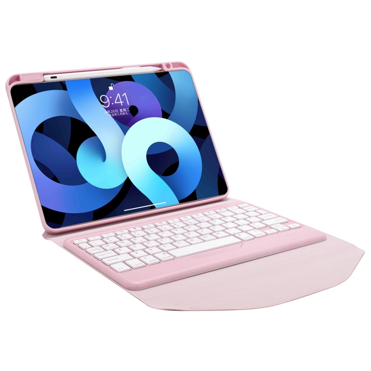 Z102B Pen Slot Bluetooth Keyboard Leather Tablet Case For iPad 10.2 2021/2020/2019 (Pink) Z102B Pen Slot Bluetooth Keyboard Leather Tablet Case For iPad 10.2 2021/2020/2019 (Pink)