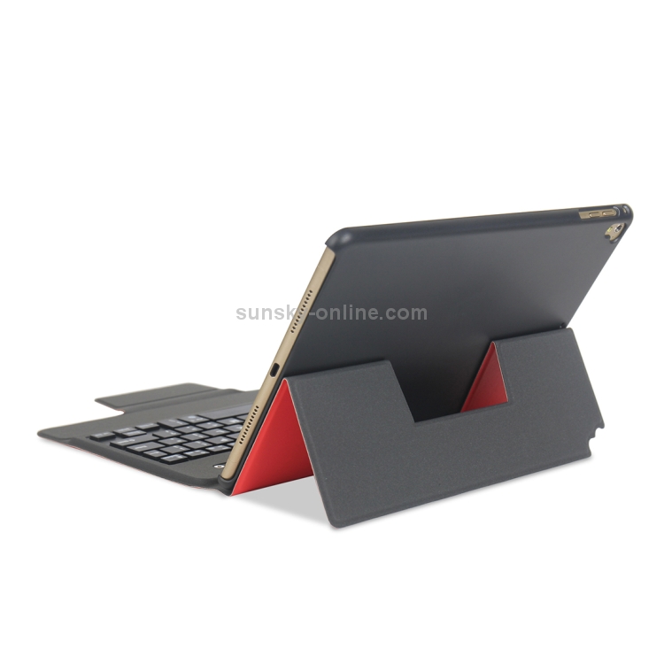 MZ1048 For iPad Air 2 & Air 1 / Pro 9.7 inch & 2017 iPad & 2018 iPad Ultra-thin One-piece Plastic Bluetooth Keyboard Leather Tablet Case with Stand Function (Red) MZ1048 For iPad Air 2 & Air 1 / Pro 9.7 inch & 2017 iPad & 2018 iPad Ultra-thin One-piece Plastic Bluetooth Keyboard Leather Tablet Case with Stand Function (Red)