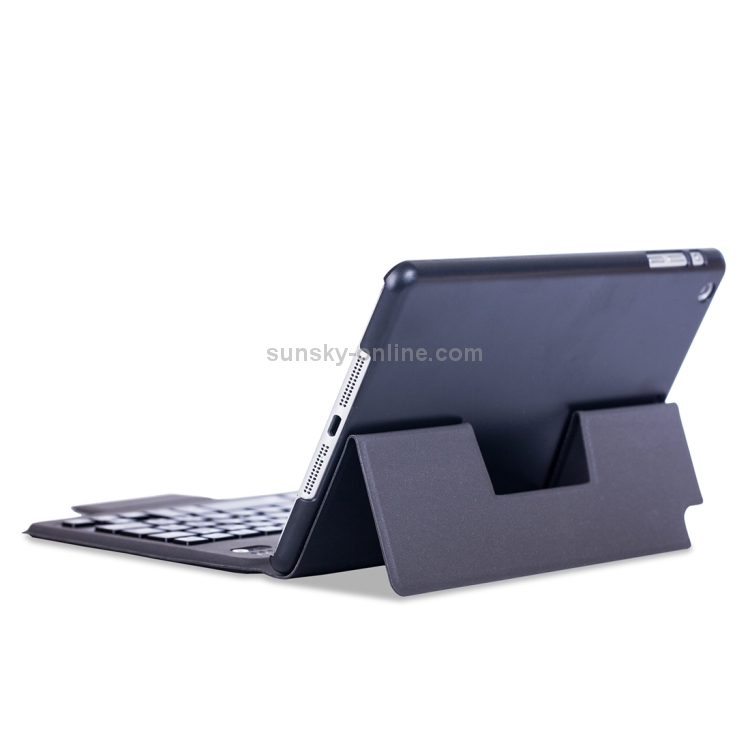 T1079 For iPad mini 3 / 2 / 1 Ultra-thin One-piece Plastic Bluetooth Keyboard Leather Tablet Case with Stand Function (Black) T1079 For iPad mini 3 / 2 / 1 Ultra-thin One-piece Plastic Bluetooth Keyboard Leather Tablet Case with Stand Function (Black)