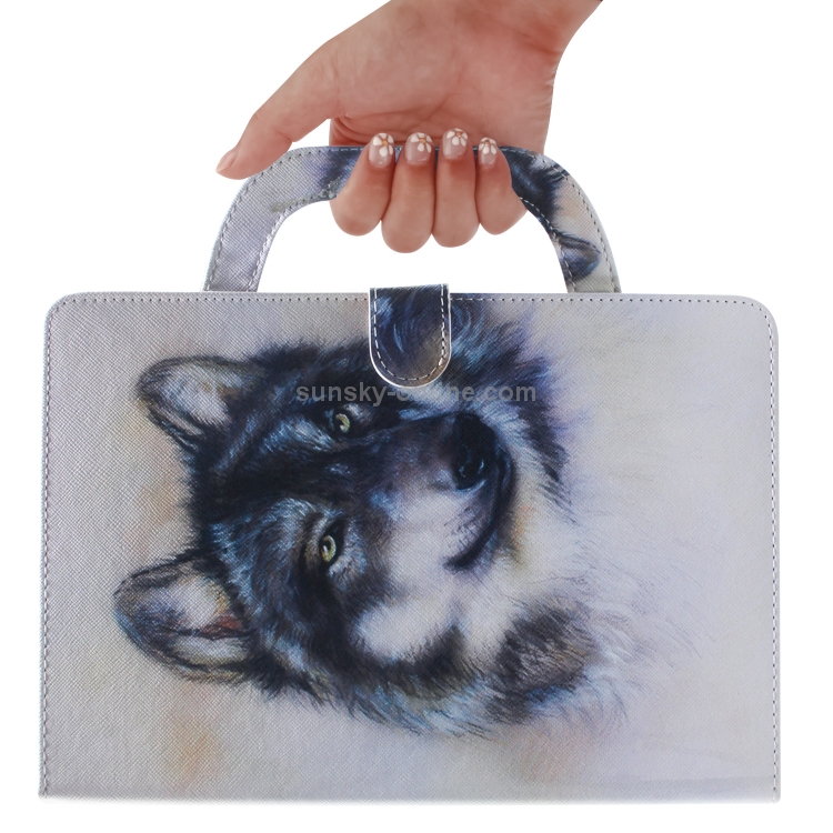 Wolf Pattern Horizontal Flip Leather Case for iPad Mini(2019) / Mini 1 / 2 / 3 / 4, with Holder & Card Slot & Wallet Wolf Pattern Horizontal Flip Leather Case for iPad Mini(2019) / Mini 1 / 2 / 3 / 4, with Holder & Card Slot & Wallet