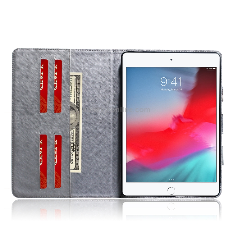 Tiger Pattern Horizontal Flip Leather Case for iPad Mini(2019) / Mini 1 / 2 / 3 / 4, with Holder & Card Slot & Wallet Tiger Pattern Horizontal Flip Leather Case for iPad Mini(2019) / Mini 1 / 2 / 3 / 4, with Holder & Card Slot & Wallet