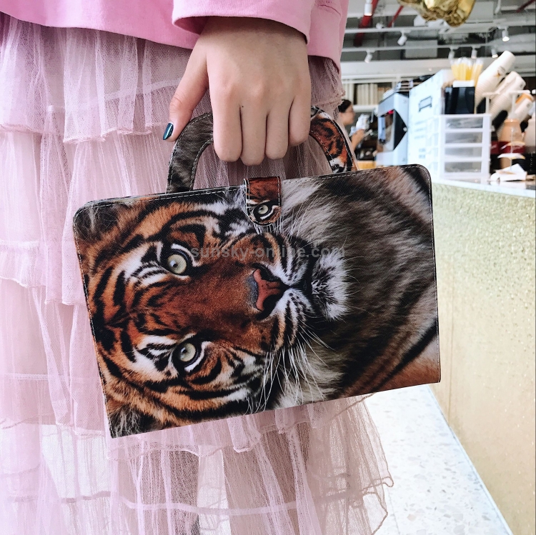 Tiger Pattern Horizontal Flip Leather Case for iPad Mini(2019) / Mini 1 / 2 / 3 / 4, with Holder & Card Slot & Wallet Tiger Pattern Horizontal Flip Leather Case for iPad Mini(2019) / Mini 1 / 2 / 3 / 4, with Holder & Card Slot & Wallet