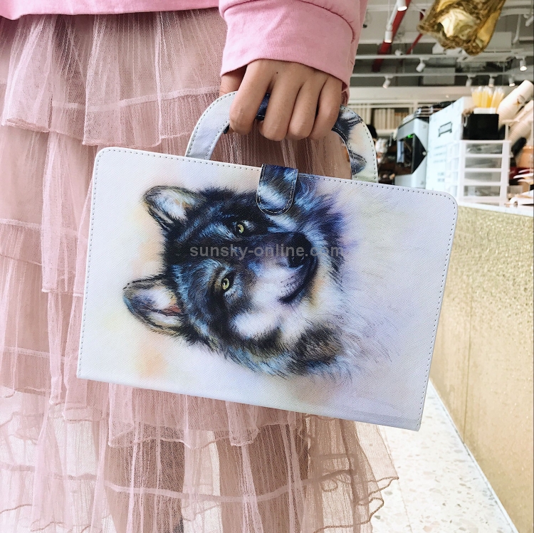 Wolf Pattern Horizontal Flip Leather Case for iPad Pro 11 Inch (2018), with Holder & Card Slot & Wallet Wolf Pattern Horizontal Flip Leather Case for iPad Pro 11 Inch (2018), with Holder & Card Slot & Wallet