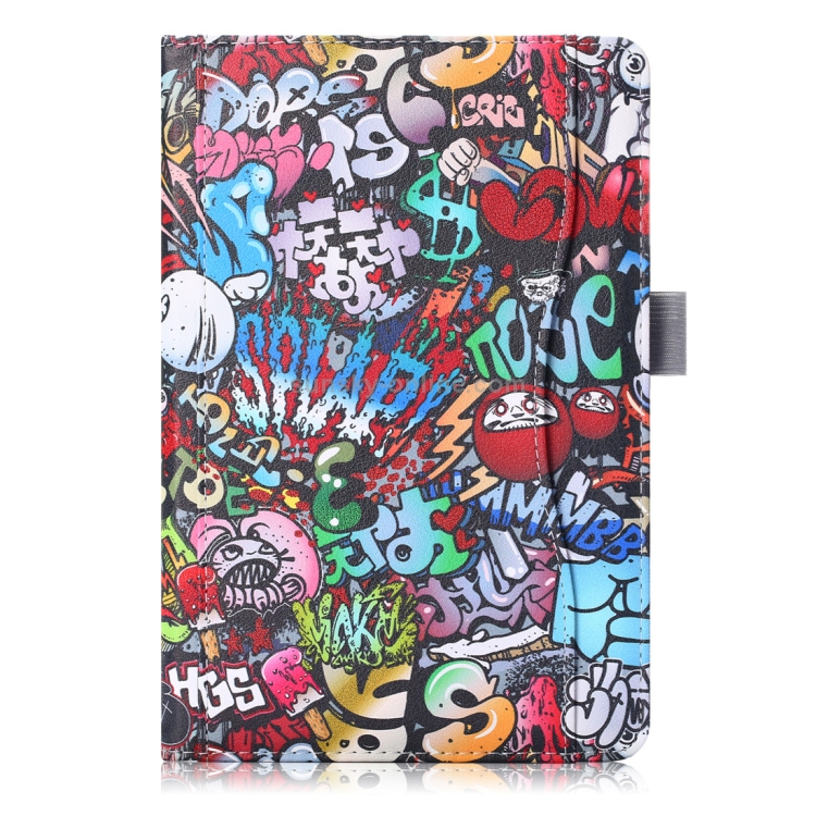 Cowhide Texture Graffiti Pattern Colored Drawing Horizontal Flip Leather Case for iPad Mini 2019 / Mini 4, with Holder & Sleep / Wake-up Function Cowhide Texture Graffiti Pattern Colored Drawing Horizontal Flip Leather Case for iPad Mini 2019 / Mini 4, with Holder & Sleep / Wake-up Function