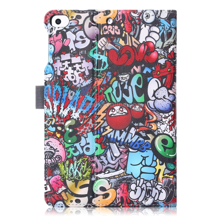 Cowhide Texture Graffiti Pattern Colored Drawing Horizontal Flip Leather Case for iPad Mini 2019 / Mini 4, with Holder & Sleep / Wake-up Function Cowhide Texture Graffiti Pattern Colored Drawing Horizontal Flip Leather Case for iPad Mini 2019 / Mini 4, with Holder & Sleep / Wake-up Function