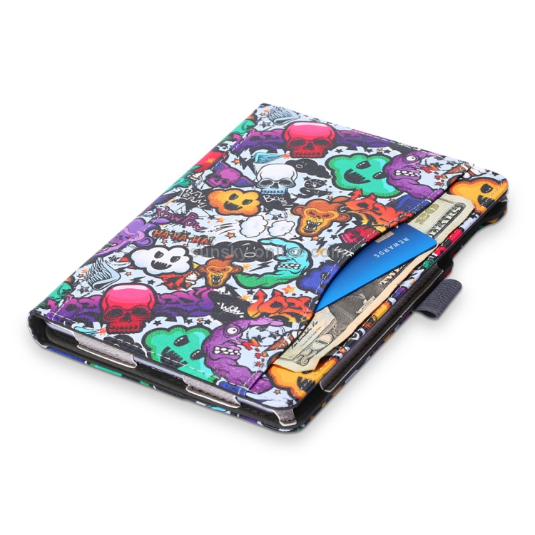 Cowhide Texture Variety Cloud Pattern Colored Drawing Horizontal Flip Leather Case for iPad Mini 2019 / Mini 4, with Holder & Sleep / Wake-up Function Cowhide Texture Variety Cloud Pattern Colored Drawing Horizontal Flip Leather Case for iPad Mini 2019 / Mini 4, with Holder & Sleep / Wake-up Function