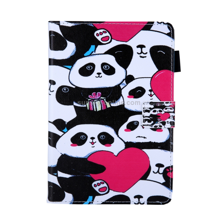 Pandas Pattern Horizontal Flip Leather Case for iPad mini 2019 & 4 & 3 & 2 & 1, with Holder & Card Slot & Sleep / Wake-up Function Pandas Pattern Horizontal Flip Leather Case for iPad mini 2019 & 4 & 3 & 2 & 1, with Holder & Card Slot & Sleep / Wake-up Function